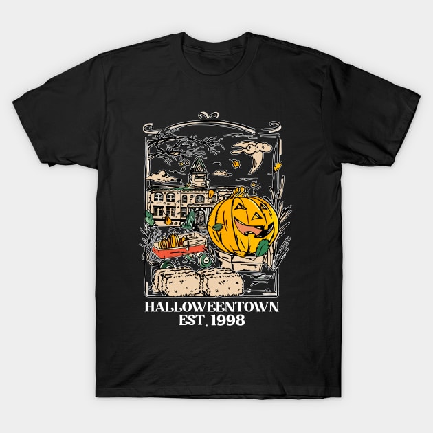 Halloween Town 1998 T-Shirt by gallaugherus